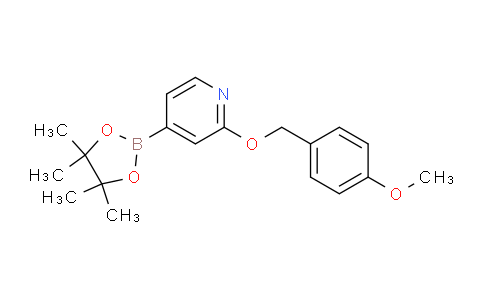 CAS No. 1346708-08-4, 2-((4-Methoxybenzyl)oxy)-4-(4,4,5,5-tetramethyl-1,3,2-dioxaborolan-2-yl)pyridine