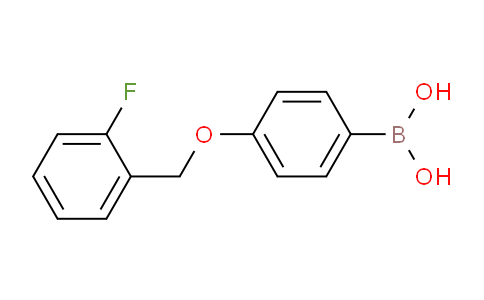 CAS No. 1072951-78-0, (4-((2-fluorobenzyl)oxy)phenyl)boronic acid