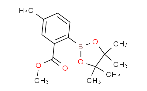CAS No. 1088994-18-6, Methyl 5-methyl-2-(4,4,5,5-tetramethyl-1,3,2-dioxaborolan-2-yl)benzoate