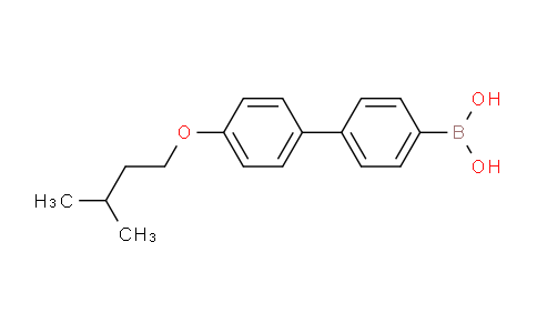 CAS No. 1072951-81-5, (4'-(isopentyloxy)-[1,1'-biphenyl]-4-yl)boronic acid