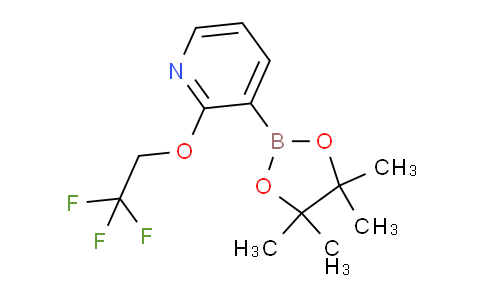 CAS No. 1073354-46-7, 3-(4,4,5,5-Tetramethyl-1,3,2-dioxaborolan-2-yl)-2-(2,2,2-trifluoroethoxy)pyridine