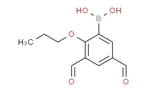 CAS No. 1072951-92-8, (3,5-Diformyl-2-propoxyphenyl)boronic acid