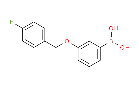CAS No. 1072952-03-4, (3-((4-Fluorobenzyl)oxy)phenyl)boronic acid