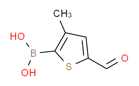 CAS No. 1072952-28-3, (5-Formyl-3-methylthiophen-2-yl)boronic acid