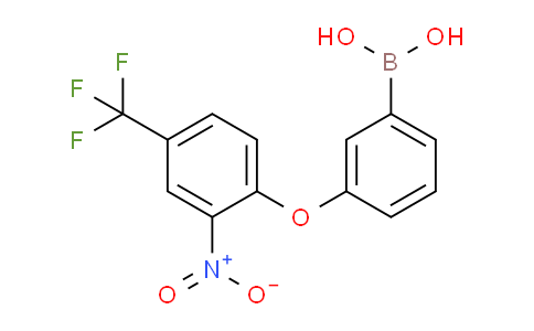 CAS No. 1072945-94-8, (3-(2-Nitro-4-(trifluoromethyl)-phenoxy)phenyl)boronic acid