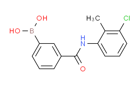 CAS No. 1072946-02-1, (3-((3-Chloro-2-methylphenyl)carbamoyl)-phenyl)boronic acid