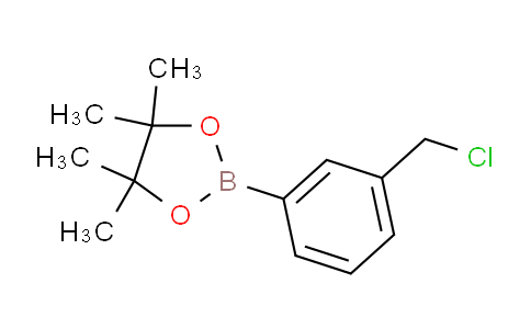 CAS No. 1073353-44-2, 2-(3-(Chloromethyl)phenyl)-4,4,5,5-tetramethyl-1,3,2-dioxaborolane