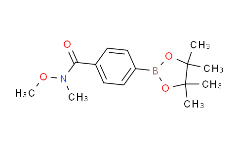 MC704553 | 1073353-58-8 | N-Methoxy-N-methyl-4-(4,4,5,5-tetramethyl-1,3,2-dioxaborolan-2-yl)benzamide