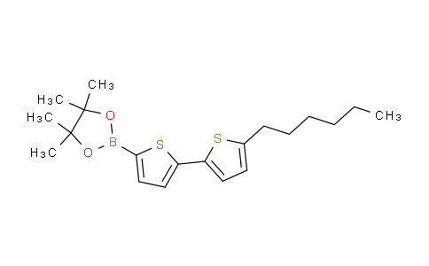 CAS No. 579503-59-6, 2-(5'-Hexyl-[2,2'-bithiophen]-5-yl)-4,4,5,5-tetramethyl-1,3,2-dioxaborolane