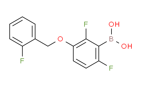 CAS No. 836615-83-9, (2,6-Difluoro-3-((2-fluorobenzyl)oxy)phenyl)boronic acid