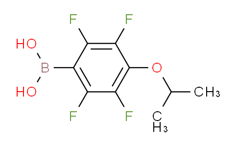 CAS No. 871126-28-2, (2,3,5,6-Tetrafluoro-4-isopropoxyphenyl)boronic acid