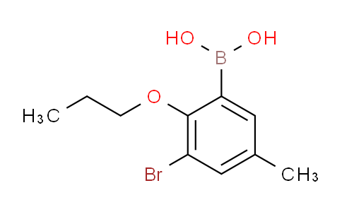 CAS No. 870718-02-8, (3-Bromo-5-methyl-2-propoxyphenyl)boronic acid