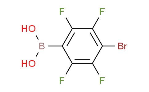 CAS No. 1016231-40-5, (4-bromo-2,3,5,6-tetrafluorophenyl)boronic acid