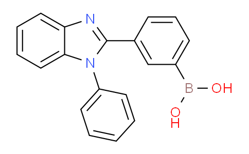 CAS No. 1214723-26-8, (3-(1-Phenyl-1H-benzo[d]imidazol-2-yl)phenyl)boronic acid