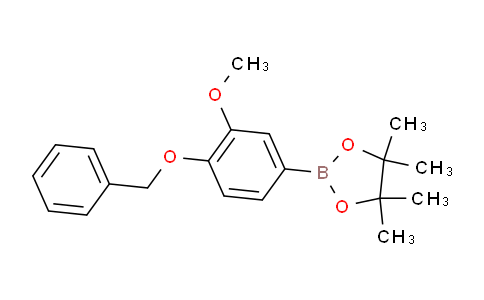 CAS No. 1000796-87-1, 2-(4-(Benzyloxy)-3-methoxyphenyl)-4,4,5,5-tetramethyl-1,3,2-dioxaborolane