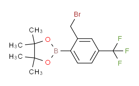 CAS No. 1030832-46-2, 2-(2-(Bromomethyl)-4-(trifluoromethyl)phenyl)-4,4,5,5-tetramethyl-1,3,2-dioxaborolane