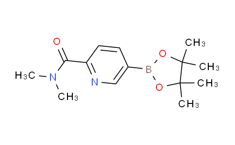 CAS No. 1006876-27-2, N,N-Dimethyl-5-(4,4,5,5-tetramethyl-1,3,2-dioxaborolan-2-yl)picolinamide
