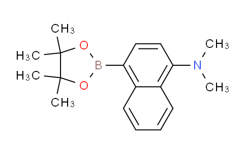 CAS No. 1007126-41-1, N,N-Dimethyl-4-(4,4,5,5-tetramethyl-1,3,2-dioxaborolan-2-yl)naphthalen-1-amine