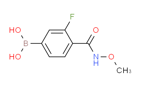 CAS No. 913835-58-2, (3-Fluoro-4-(methoxycarbamoyl)phenyl)boronic acid