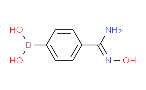 CAS No. 913835-61-7, (4-(N'-Hydroxycarbamimidoyl)phenyl)boronic acid