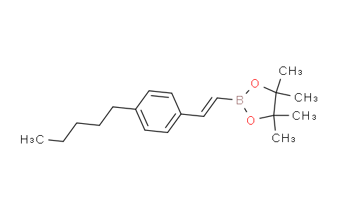 CAS No. 907626-13-5, (E)-4,4,5,5-tetramethyl-2-(4-pentylstyryl)-1,3,2-dioxaborolane