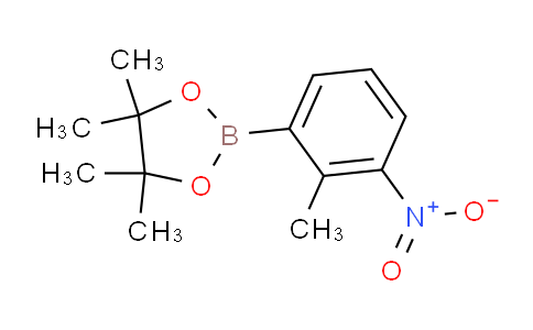 CAS No. 910235-64-2, 4,4,5,5-Tetramethyl-2-(2-methyl-3-nitrophenyl)-1,3,2-dioxaborolane