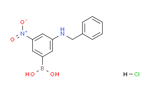 CAS No. 913835-78-6, (3-(Benzylamino)-5-nitrophenyl)-boronic acid hydrochloride