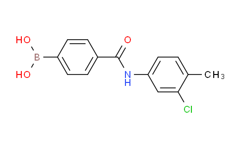 CAS No. 913835-37-7, (4-((3-Chloro-4-methylphenyl)carbamoyl)-phenyl)boronic acid