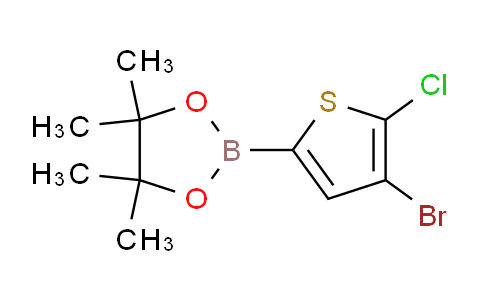 CAS No. 942070-02-2, 2-(4-Bromo-5-chlorothiophen-2-yl)-4,4,5,5-tetramethyl-1,3,2-dioxaborolane