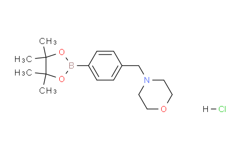 CAS No. 944591-57-5, 4-(4-(4,4,5,5-Tetramethyl-1,3,2-dioxaborolan-2-yl)benzyl)morpholine hydrochloride