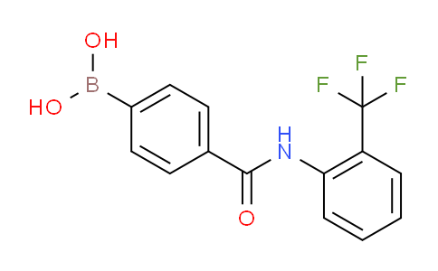 CAS No. 913835-42-4, (4-((2-(Trifluoromethyl)phenyl)-carbamoyl)phenyl)boronic acid