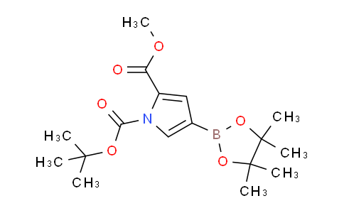CAS No. 942070-38-4, 1-tert-Butyl 2-methyl 4-(4,4,5,5-tetramethyl-1,3,2-dioxaborolan-2-yl)-1H-pyrrole-1,2-dicarboxylate