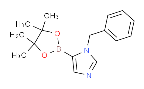 CAS No. 942070-62-4, 1-benzyl-5-(4,4,5,5-tetramethyl-1,3,2-dioxaborolan-2-yl)-1H-imidazole