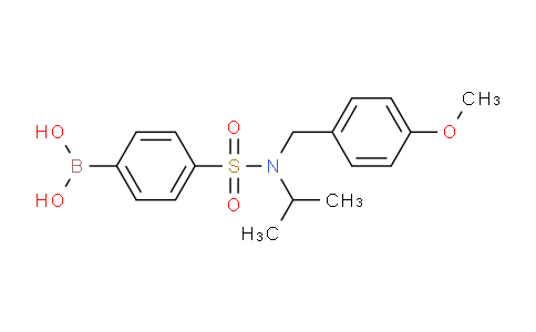 CAS No. 913835-96-8, (4-(N-Isopropyl-N-(4-methoxybenzyl)sulfamoyl)phenyl)boronic acid