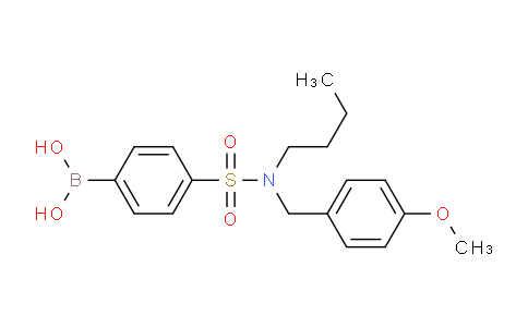 CAS No. 913835-97-9, (4-(N-Butyl-N-(4-methoxybenzyl)sulfamoyl)phenyl)boronic acid