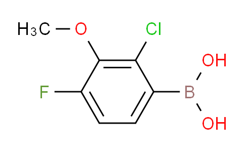CAS No. 943831-11-6, (2-Chloro-4-fluoro-3-methoxyphenyl)boronic acid