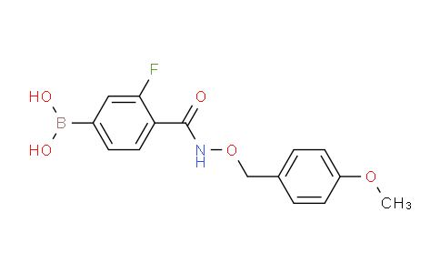 CAS No. 913835-49-1, (3-Fluoro-4-(((4-methoxybenzyl)oxy)carbamoyl)phenyl)boronic acid