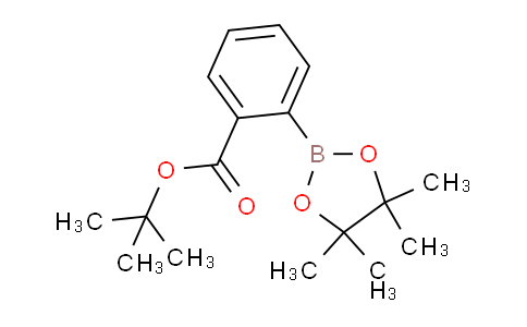 CAS No. 956229-69-9, tert-butyl 2-(4,4,5,5-tetramethyl-1,3,2-dioxaborolan-2-yl)benzoate