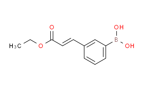 CAS No. 913835-51-5, (E)-(3-(3-Ethoxy-3-oxoprop-1-en-1-yl)phenyl)boronic acid