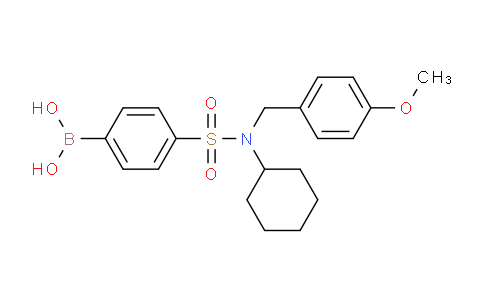 CAS No. 913836-13-2, (4-(N-Cyclohexyl-N-(4-methoxybenzyl)-sulfamoyl)phenyl)boronic acid