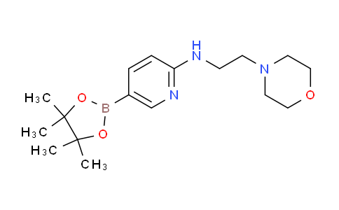 CAS No. 943911-64-6, N-(2-Morpholinoethyl)-5-(4,4,5,5-tetramethyl-1,3,2-dioxaborolan-2-yl)pyridin-2-amine