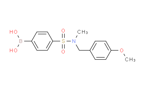 CAS No. 913835-54-8, (4-(N-(4-Methoxybenzyl)-N-methylsulfamoyl)-phenyl)boronic acid