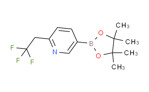 CAS No. 917969-86-9, 5-(4,4,5,5-Tetramethyl-1,3,2-dioxaborolan-2-yl)-2-(2,2,2-trifluoroethyl)pyridine