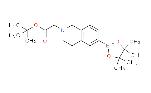 CAS No. 949922-33-2, tert-Butyl 2-(6-(4,4,5,5-tetramethyl-1,3,2-dioxaborolan-2-yl)-3,4-dihydroisoquinolin-2(1H)-yl)acetate