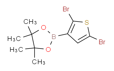 CAS No. 942070-22-6, 2-(2,5-Dibromothiophen-3-yl)-4,4,5,5-tetramethyl-1,3,2-dioxaborolane