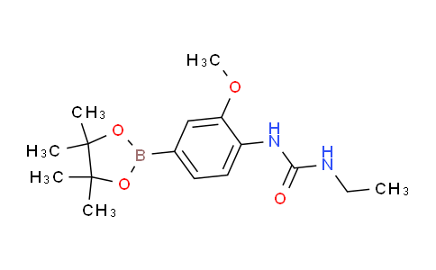 CAS No. 917111-46-7, 1-Ethyl-3-(2-methoxy-4-(4,4,5,5-tetramethyl-1,3,2-dioxaborolan-2-yl)phenyl)urea