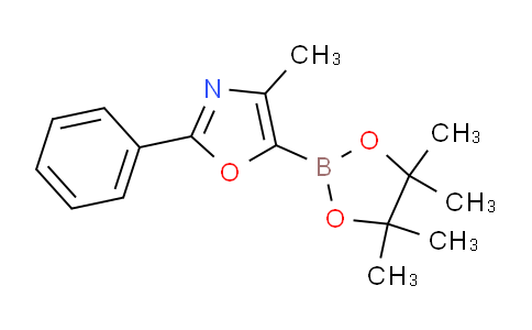 CAS No. 1034566-03-4, 4-Methyl-2-phenyl-5-(4,4,5,5-tetramethyl-1,3,2-dioxaborolan-2-yl)oxazole