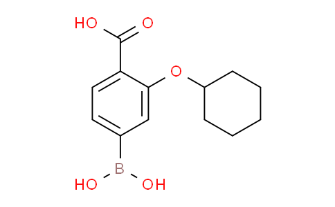 CAS No. 1045780-95-7, 4-Borono-2-(cyclohexyloxy)benzoic acid