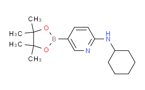 CAS No. 1073354-34-3, N-Cyclohexyl-5-(4,4,5,5-tetramethyl-1,3,2-dioxaborolan-2-yl)pyridin-2-amine