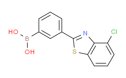 CAS No. 1076232-78-4, (3-(4-Chlorobenzo[d]thiazol-2-yl)phenyl)boronic acid